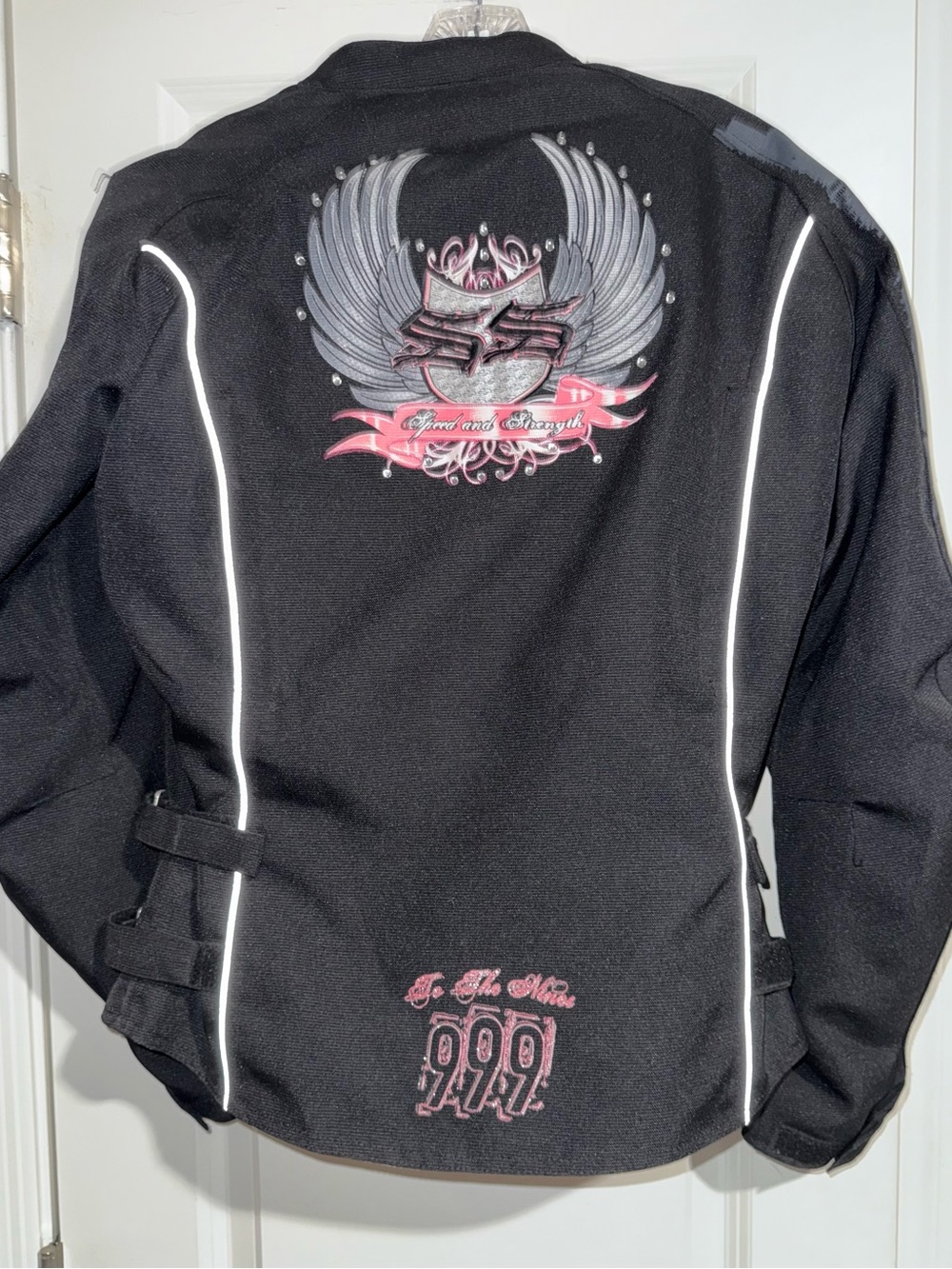 Women’s motorcycle jacket speed & strength size m armored
